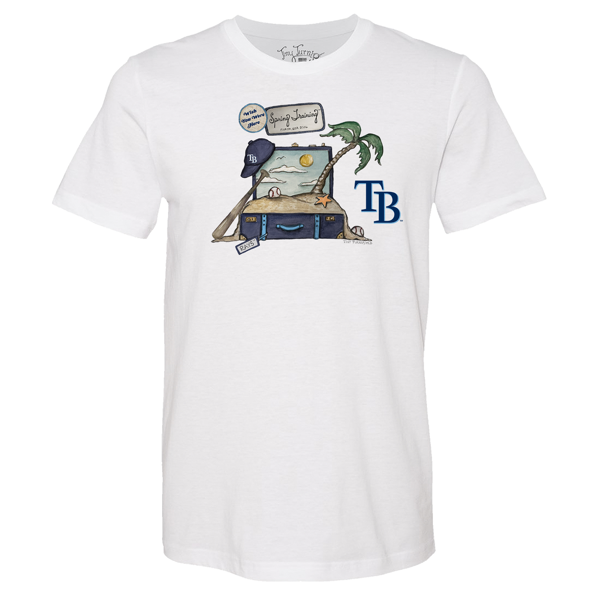 Tampa Bay Rays Spring Training 2026 Unisex Tee Shirt - Tiny Turnip