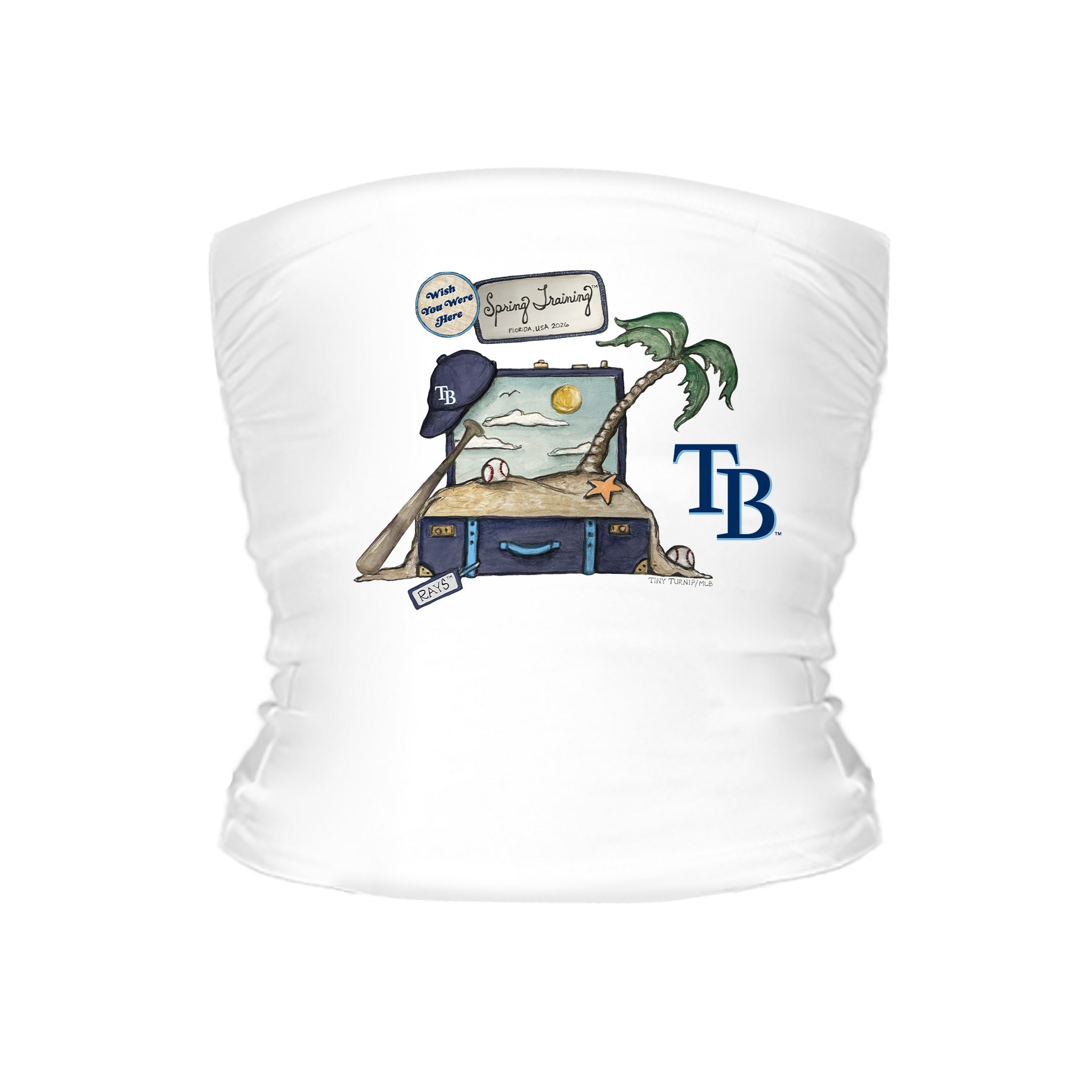 Tampa Bay Rays Spring Training 2026 Tube Top - Tiny Turnip