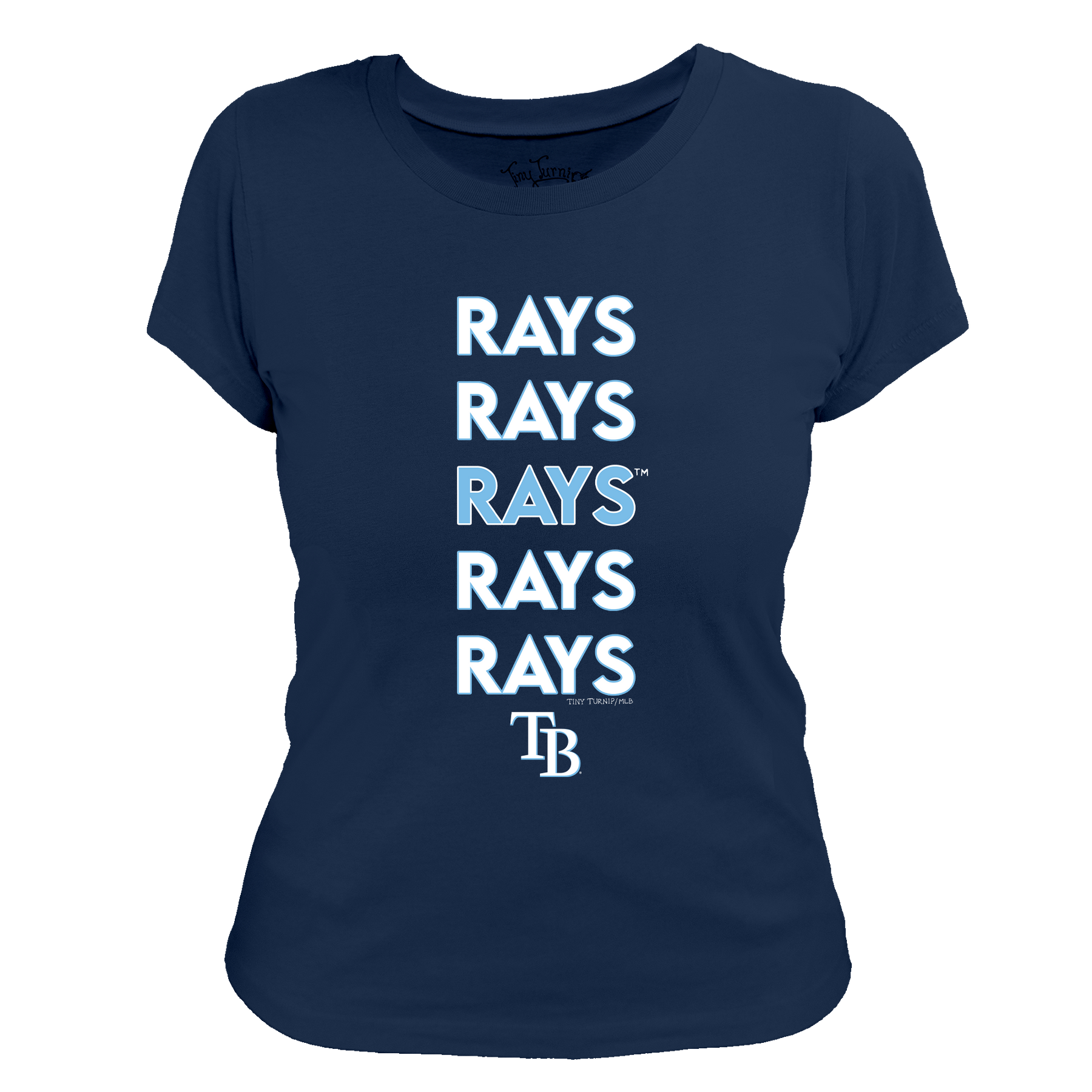 Tampa Bay Rays Stacked Tee Shirt