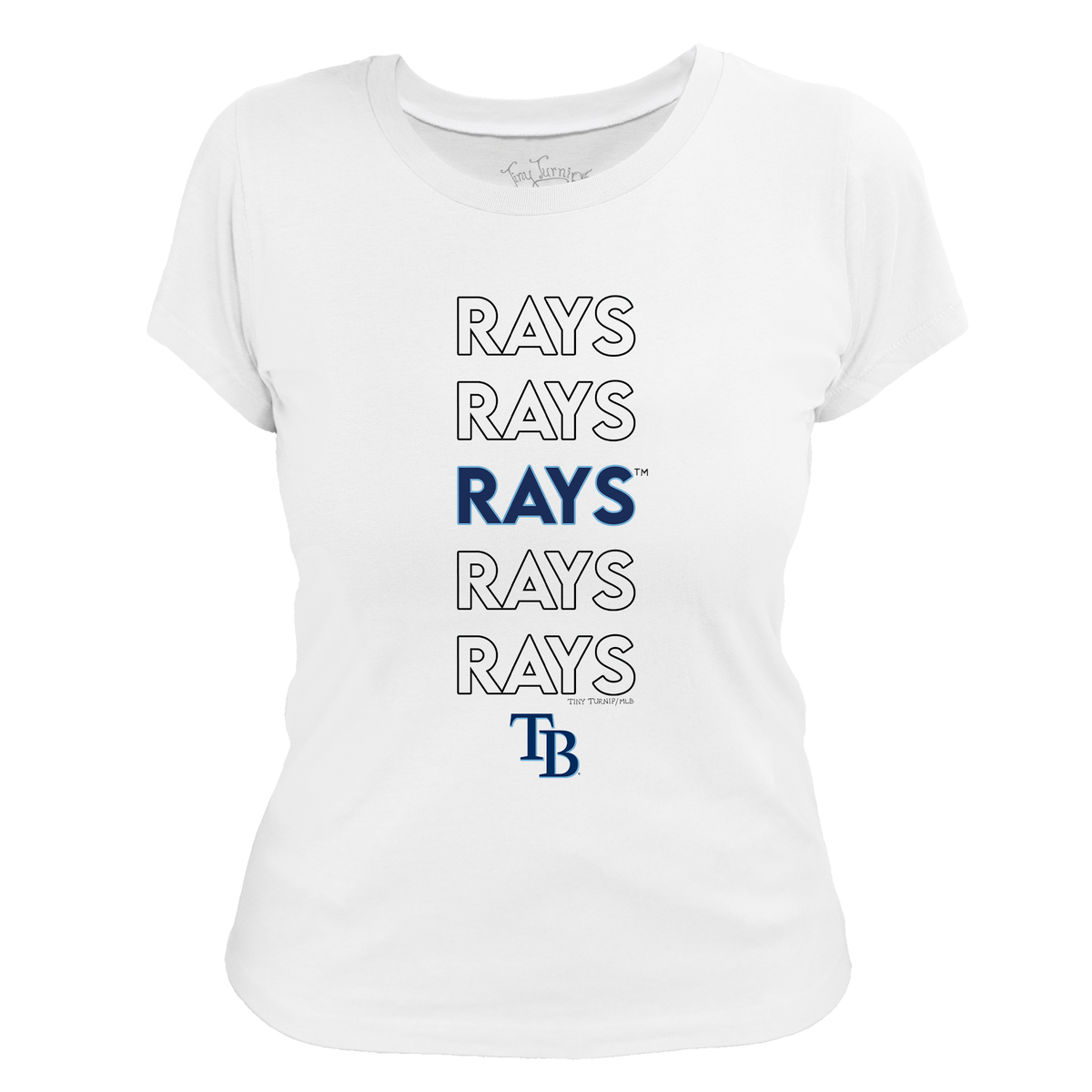 Tampa Bay Rays Stacked Tee Shirt