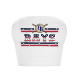 Tampa Bay Rays Stars and Stripes Crop Tube Top