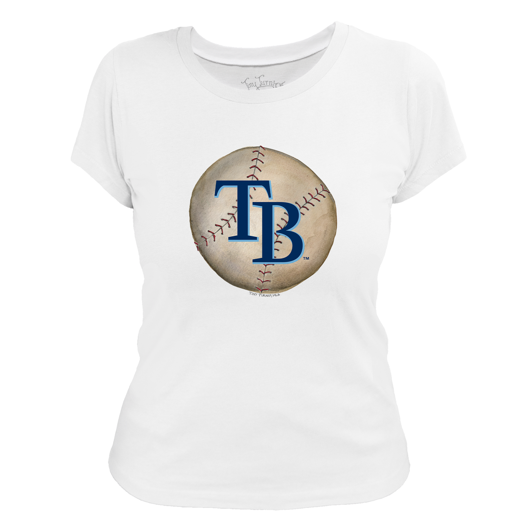 Tampa Bay Rays Stitched Baseball Tee Shirt