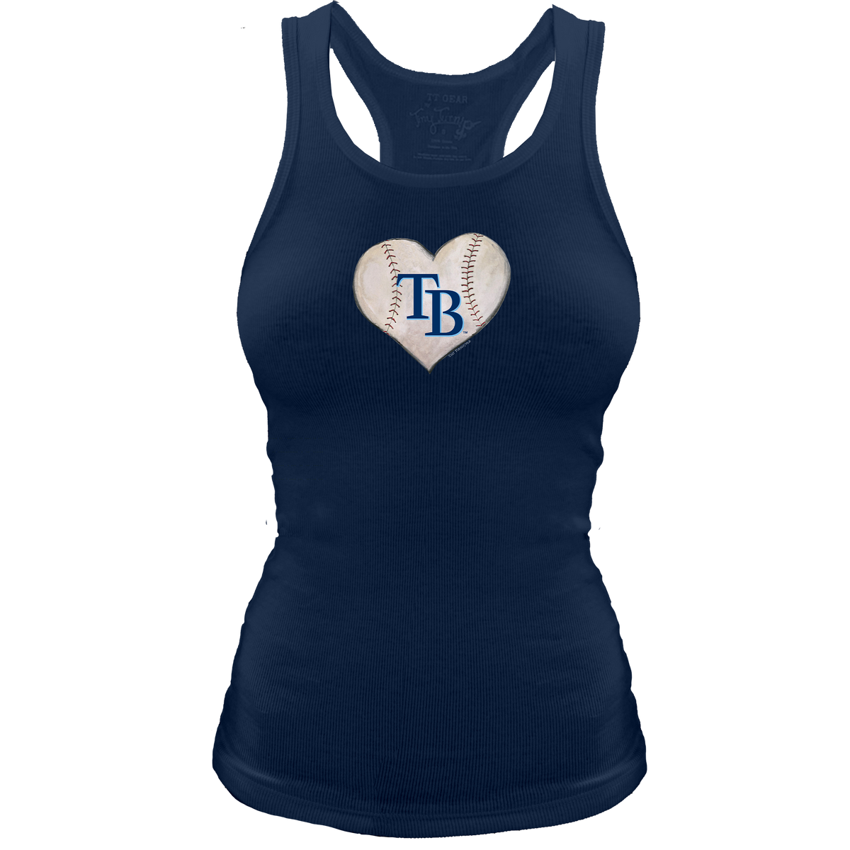 Tampa Bay Rays Stitched Heart Classic Tank - Tiny Turnip