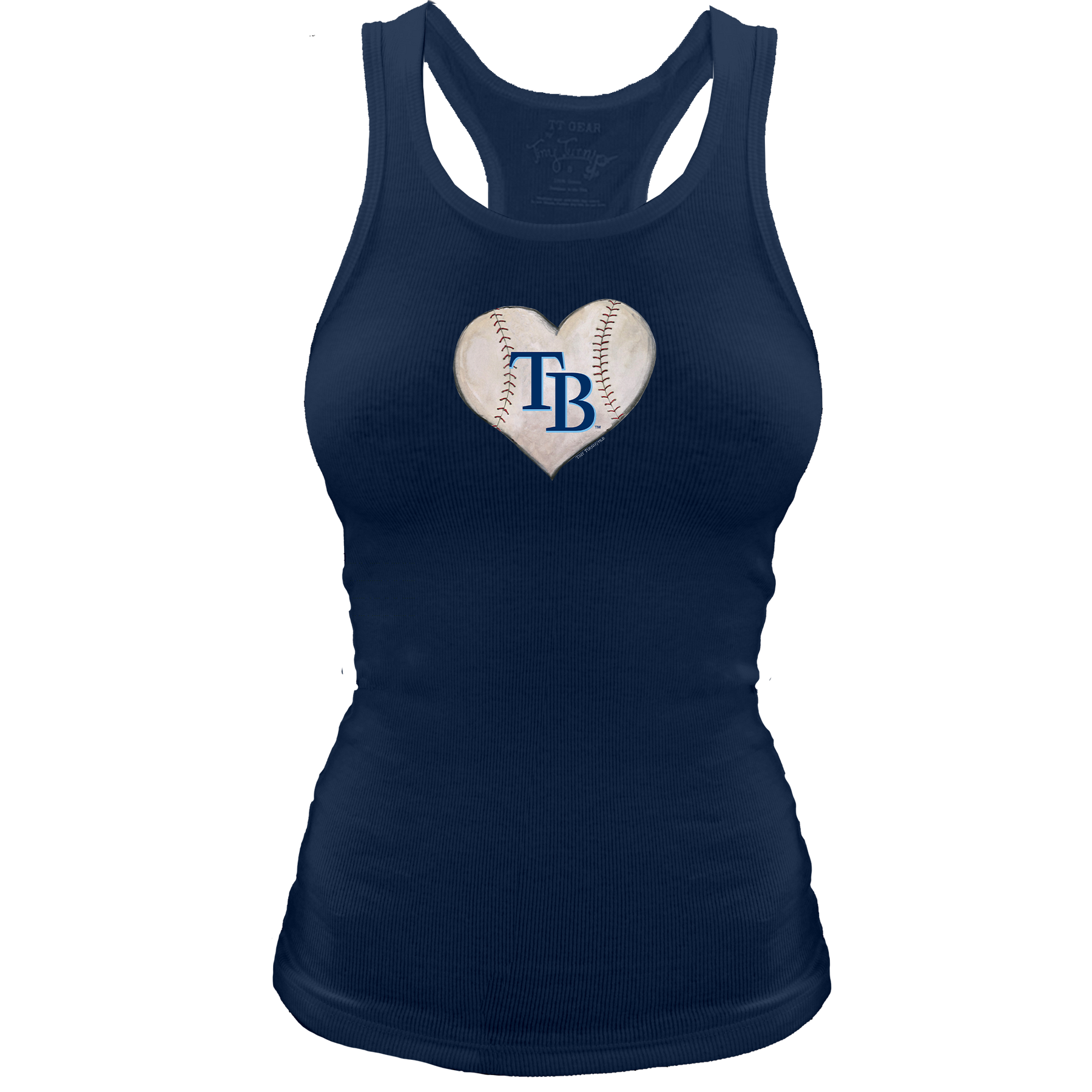 Tampa Bay Rays Stitched Heart Classic Tank - Tiny Turnip