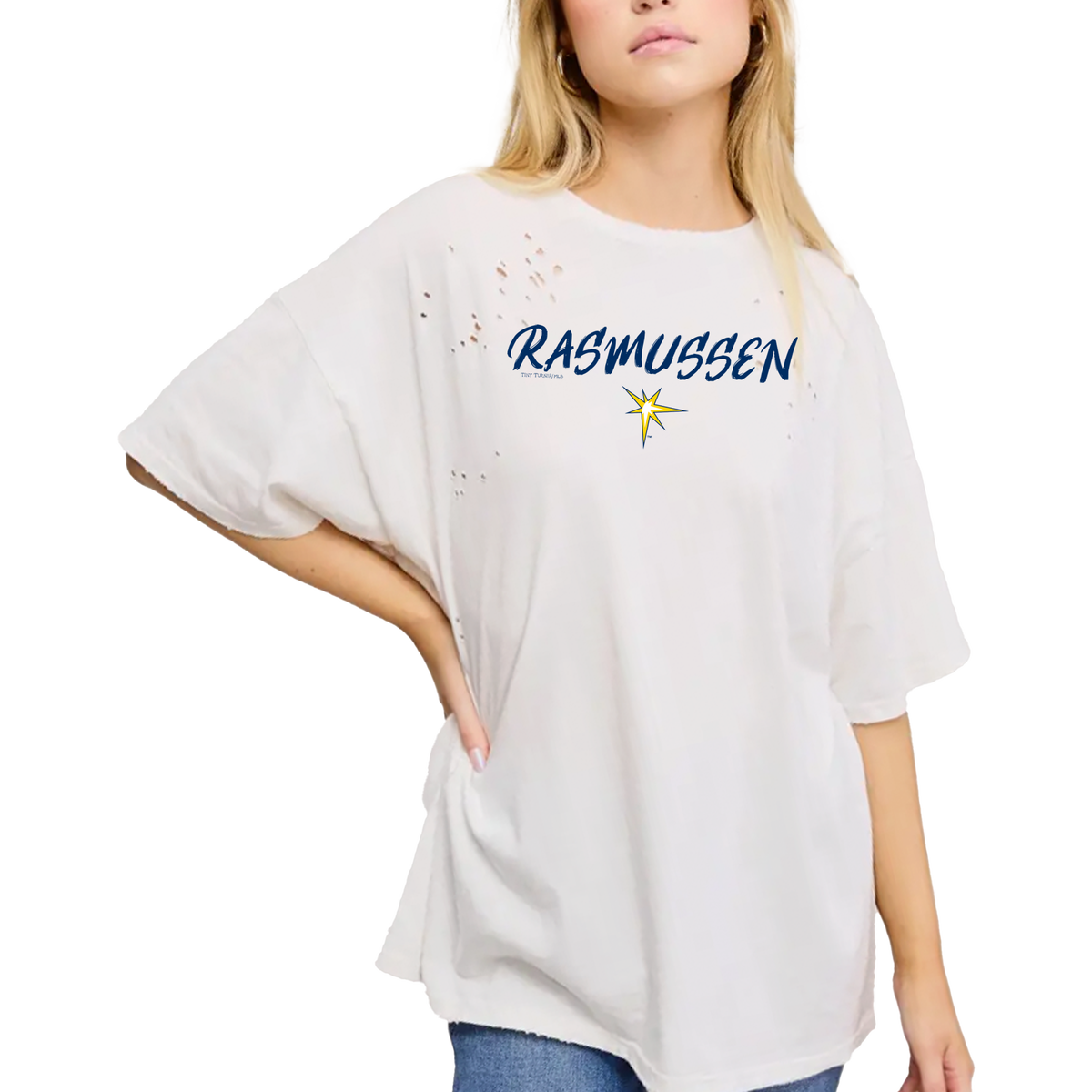 VIP Tampa Bay Rays Postseason '26 Rocker Distressed Tee
