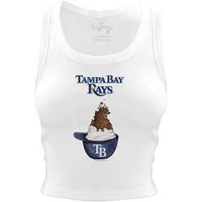 Tampa Bay Rays Sundae Helmet Crop Tank - Tiny Turnip