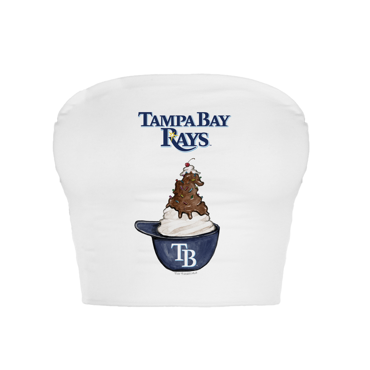 Tampa Bay Rays Sundae Helmet Crop Tube Top