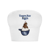 Tampa Bay Rays Sundae Helmet Crop Tube Top - Tiny Turnip
