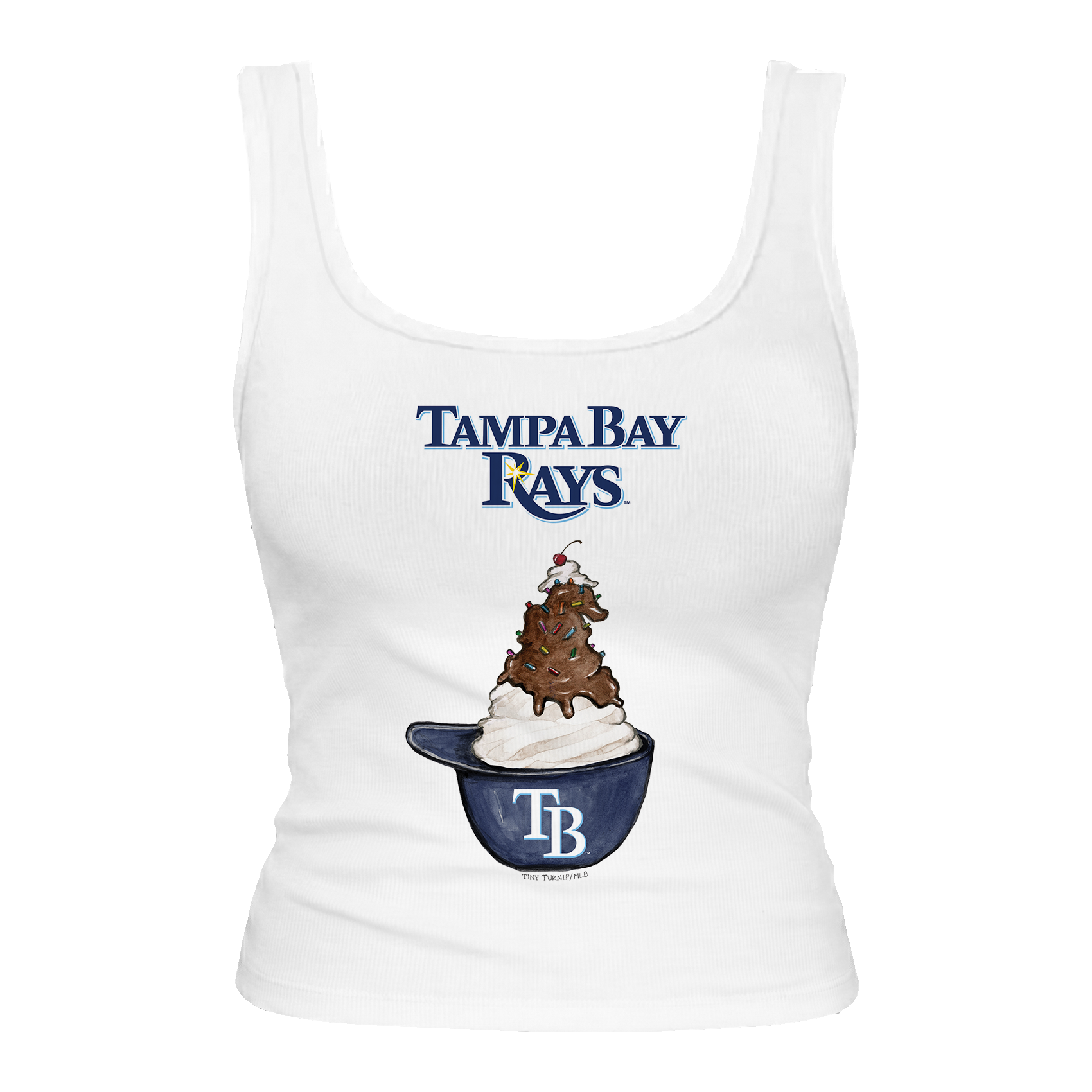Tampa Bay Rays Sundae Helmet Emmy Tank