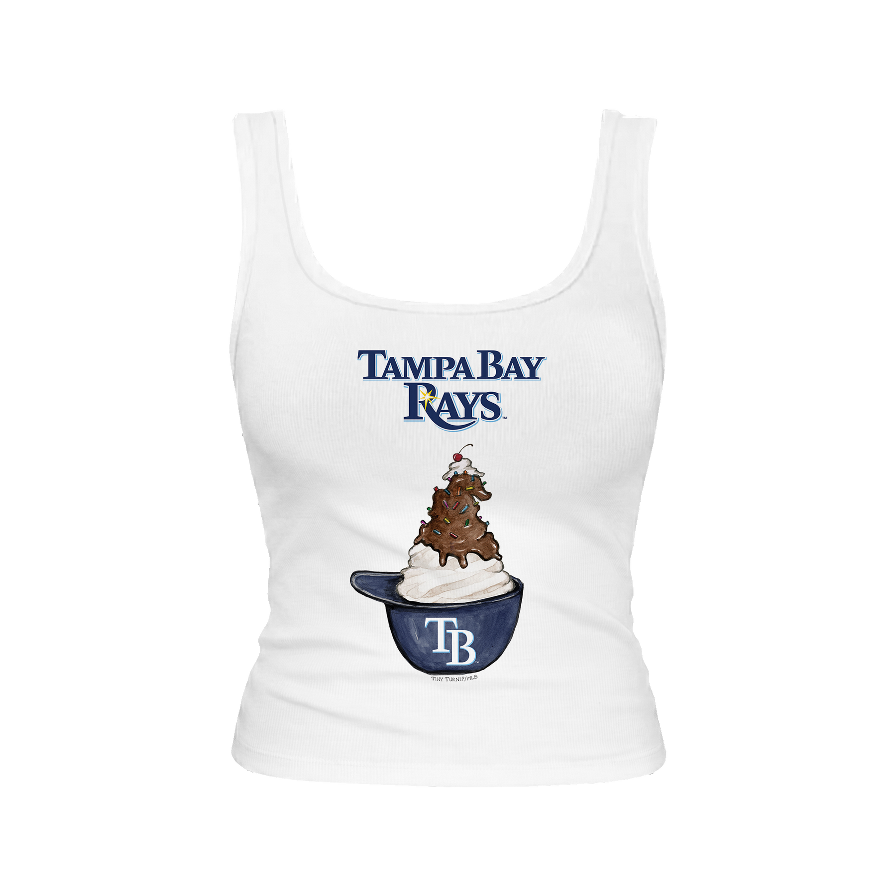 Tampa Bay Rays Sundae Helmet Emmy Tank