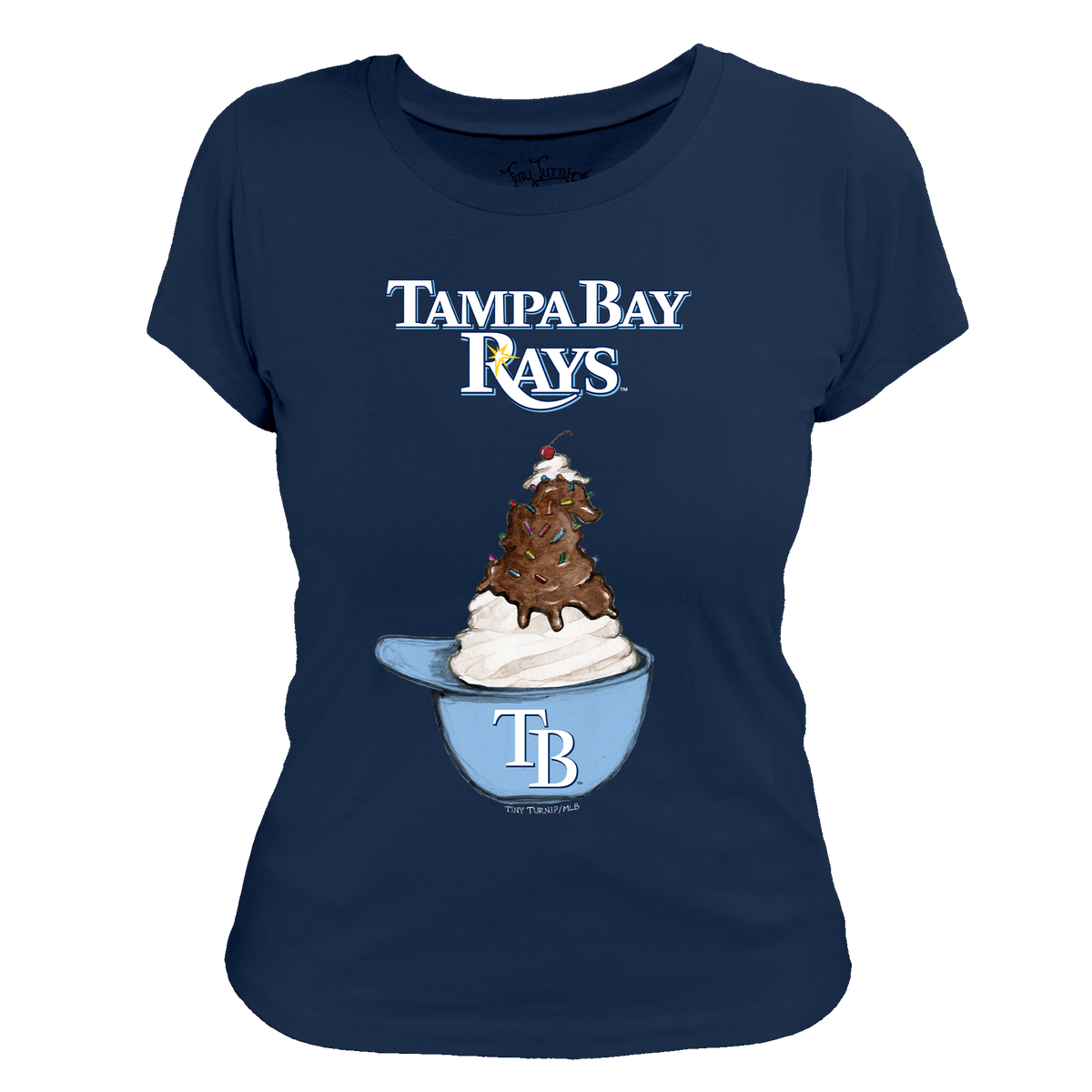 Tampa Bay Rays Sundae Helmet Women's Tee Shirt