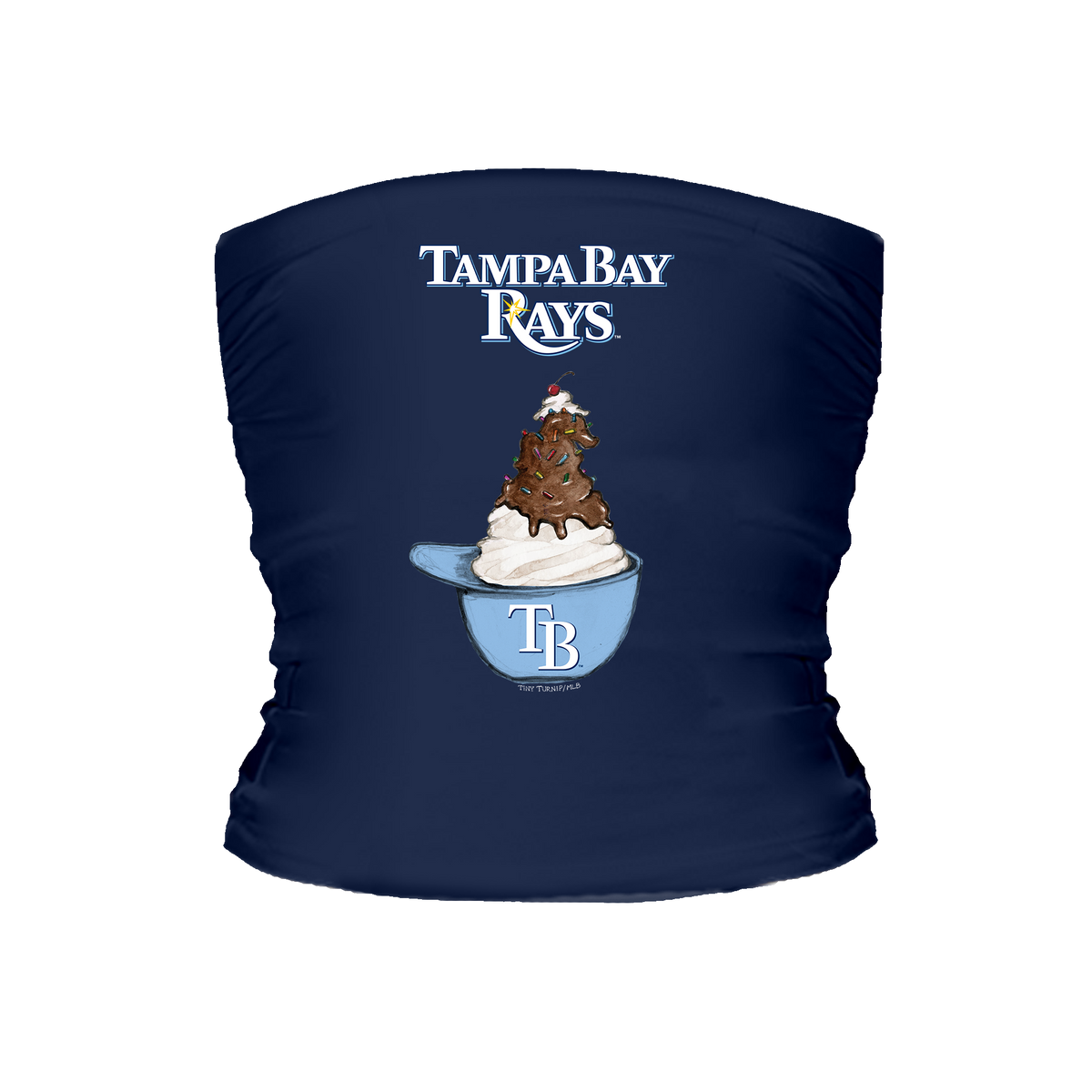 Tampa Bay Rays Sundae Helmet Tube Top - Tiny Turnip