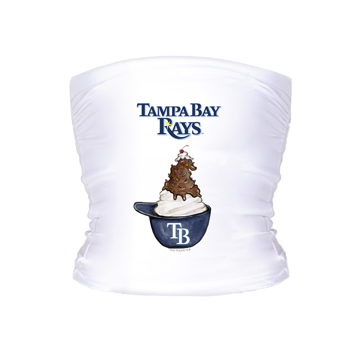 Tampa Bay Rays Sundae Helmet Crop Tube Top