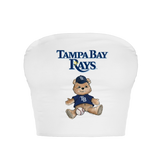 Tampa Bay Rays Teddy Crop Tube Top
