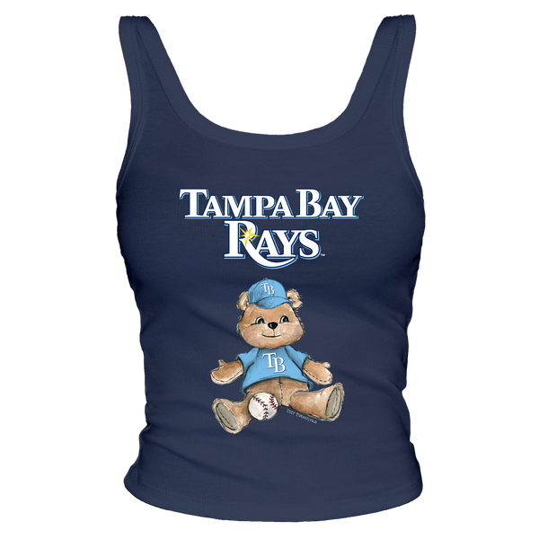 Tampa Bay Rays Teddy Ribbed Tank - Tiny Turnip