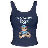 Tampa Bay Rays Teddy Ribbed Tank - Tiny Turnip