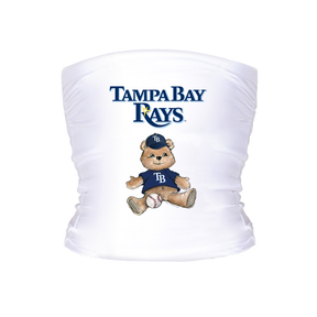 Tampa Bay Rays Teddy Tube Top - Tiny Turnip
