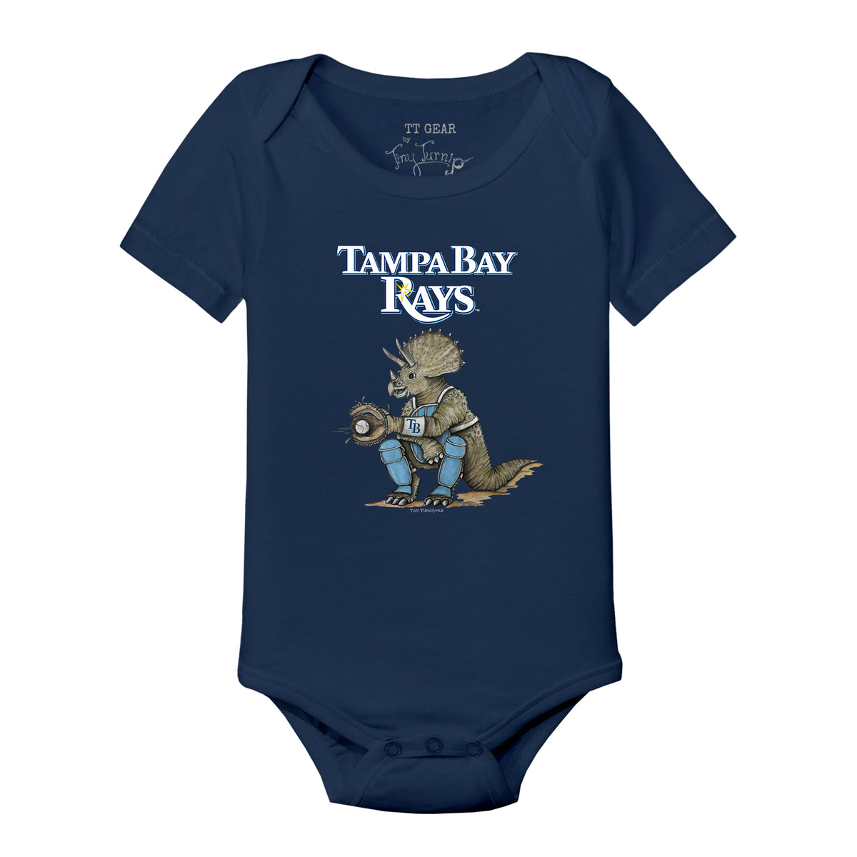 Tampa Bay Rays Triceratops Short Sleeve Snapper