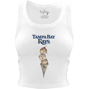 Tampa Bay Rays Triple Scoop Crop Tank