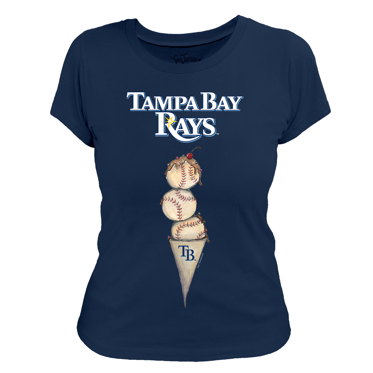 Tampa Bay Rays Triple Scoop Women's Tee Shirt