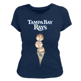 Tampa Bay Rays Triple Scoop Women's Tee Shirt