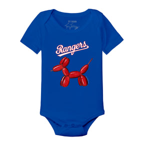 Texas Rangers Balloon Dog Short Sleeve Snapper