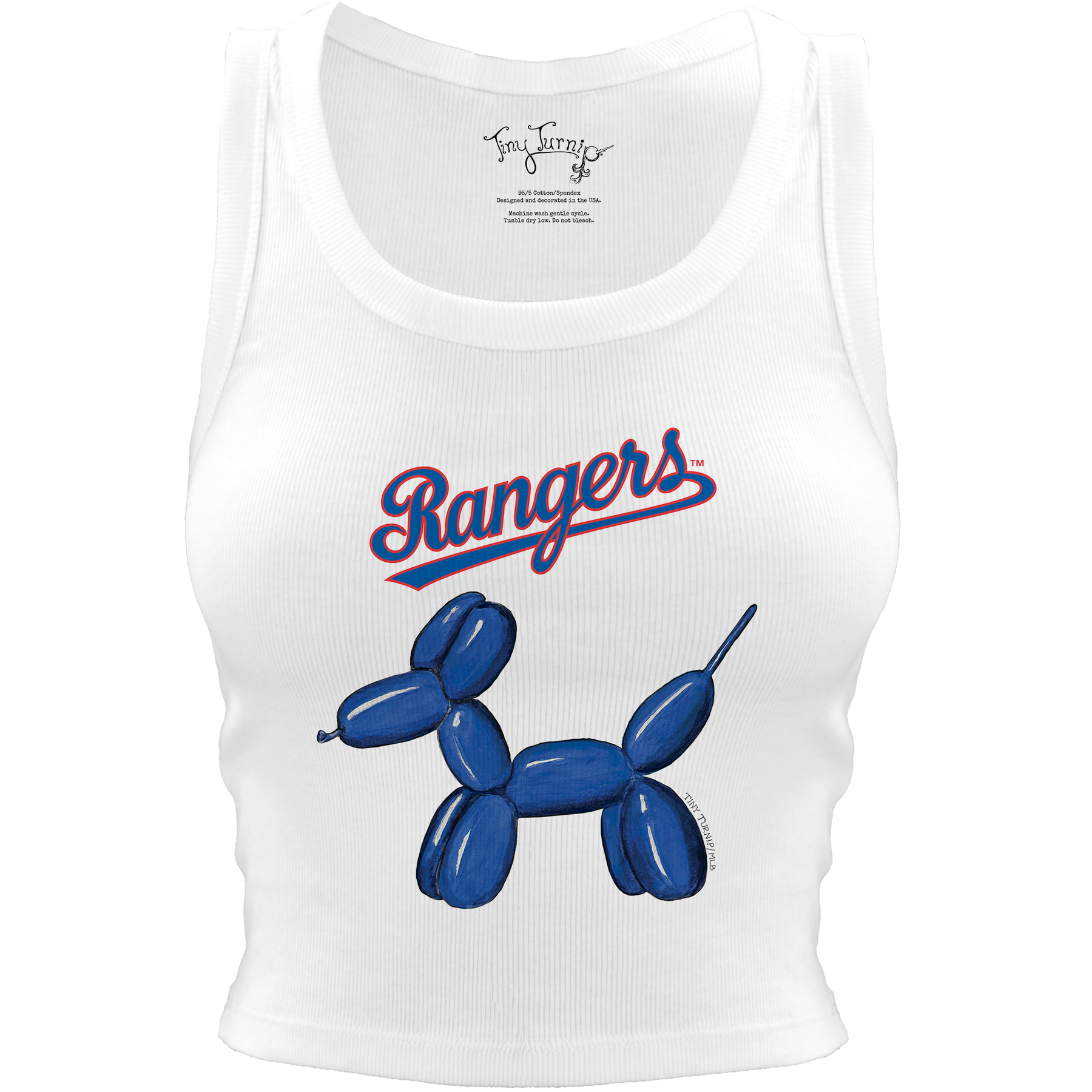 Texas Rangers Balloon Dog Crop Tank