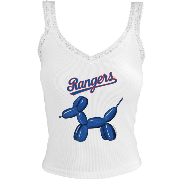 Texas Rangers Balloon Dog Lace Tank