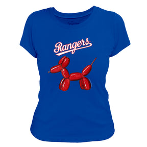 Texas Rangers Balloon Dog Tee Shirt