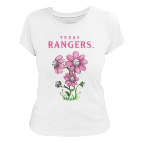 Texas Rangers Blooming Baseballs Tee Shirt