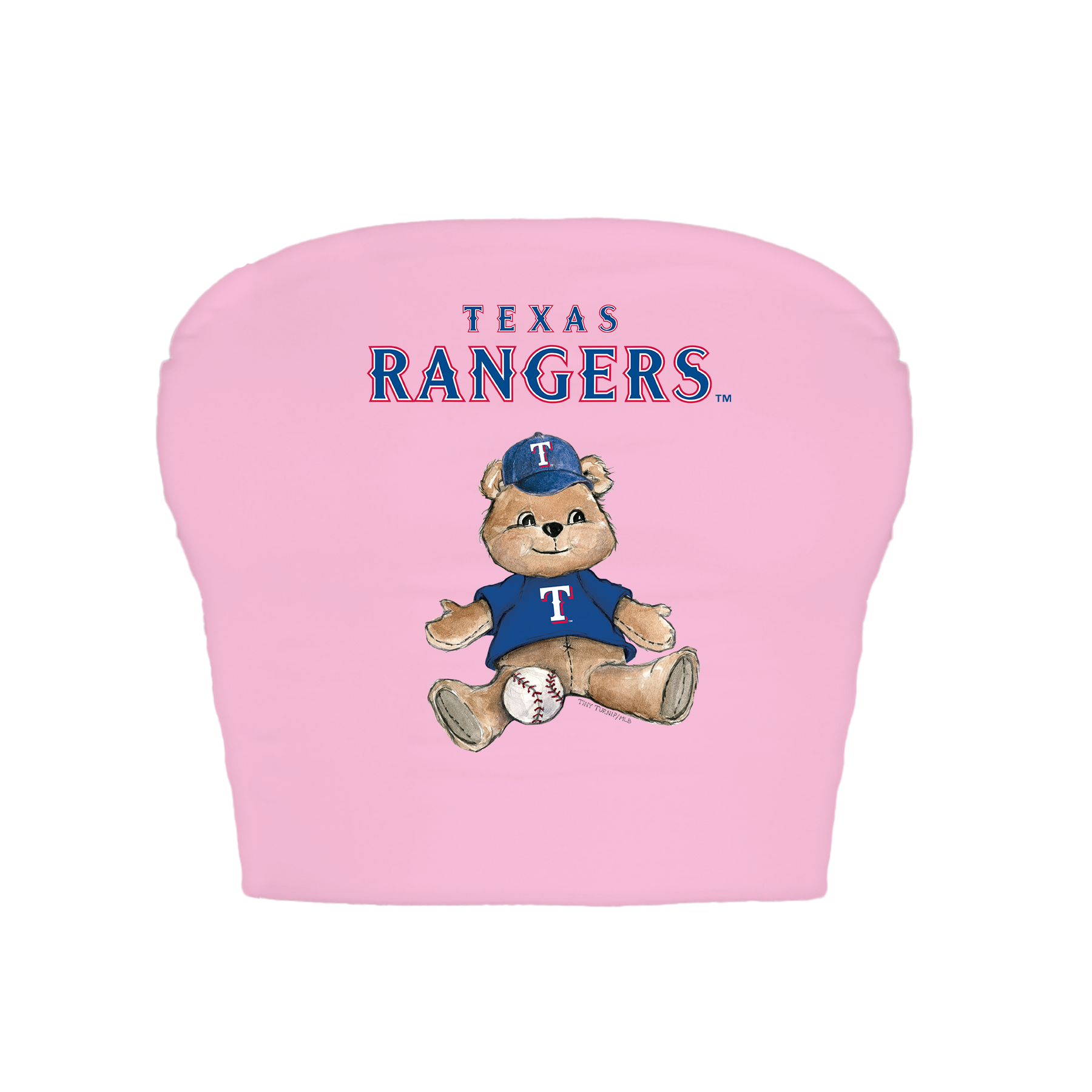 Texas Rangers Teddy Crop Tube Top