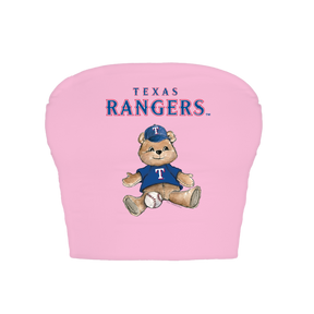 Texas Rangers Teddy Crop Tube Top