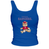 Texas Rangers Teddy Ribbed Tank - Tiny Turnip