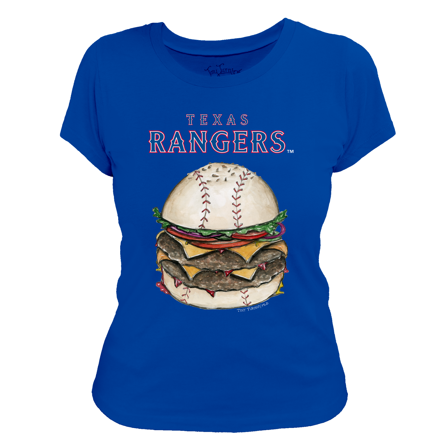 Texas Rangers Burger Tee Shirt