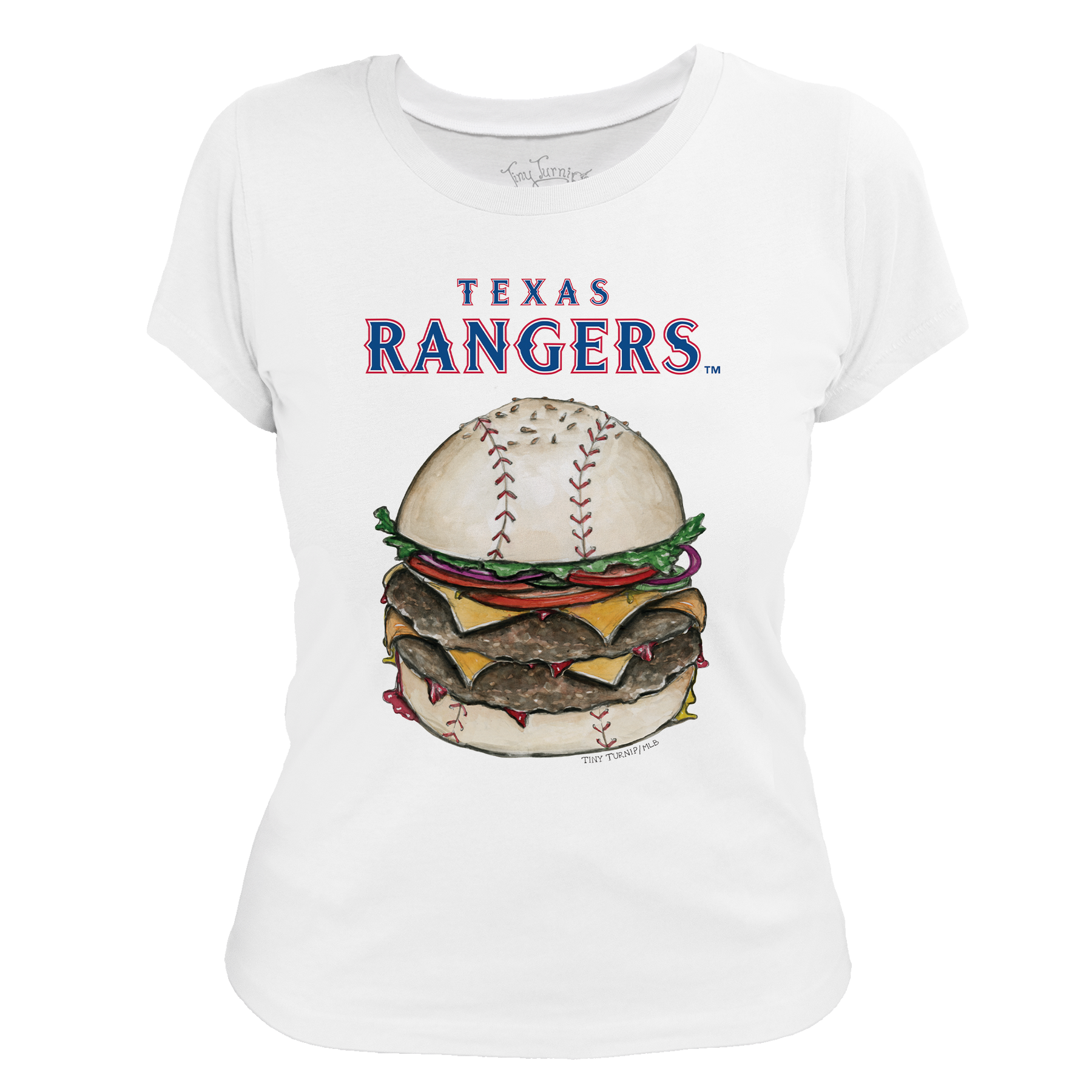 Texas Rangers Burger Tee Shirt