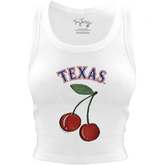 Texas Rangers Cherry Crop Tank
