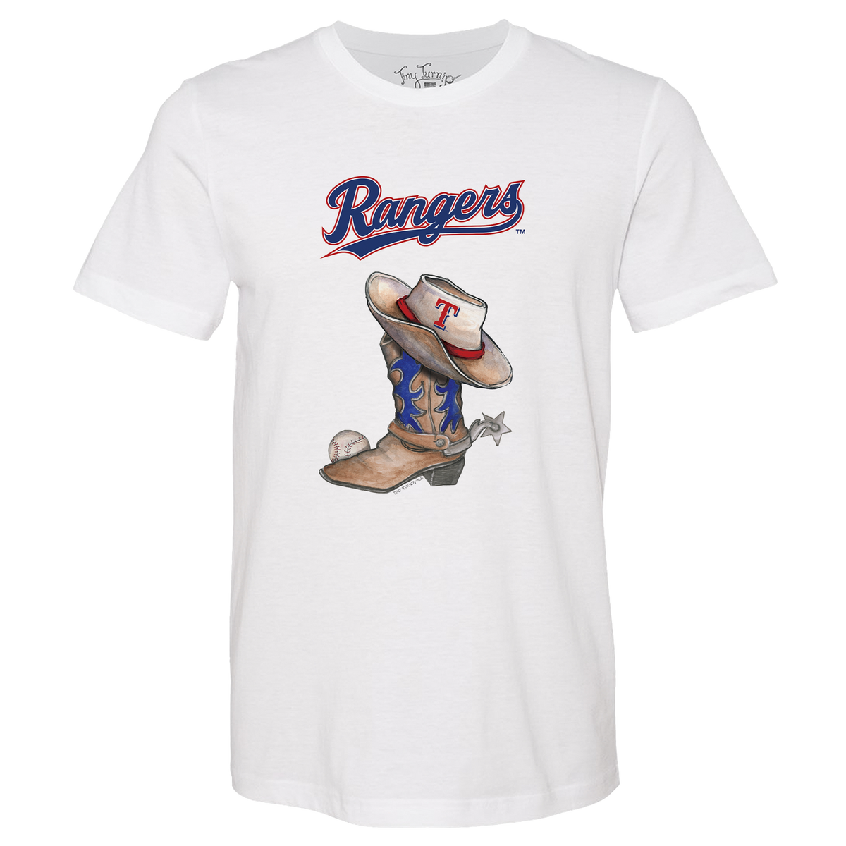 Texas Rangers Cowboy Boot Unisex Tee Shirt