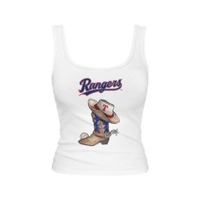 Texas Rangers Cowboy Boot Emmy Tank