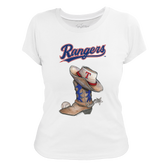 Texas Rangers Cowboy Boot Women's Tee Shirt