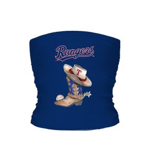 Texas Rangers Cowboy Boot Tube Top - Tiny Turnip