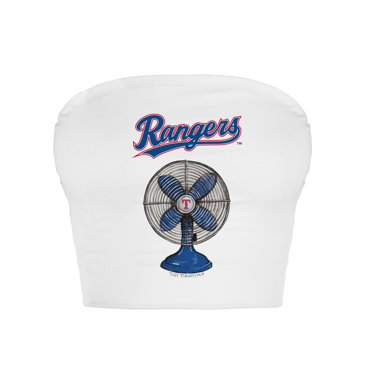 Texas Rangers Fan Crop Tube Top
