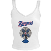 Texas Rangers Fan Lace Tank