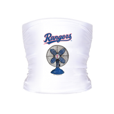 Texas Rangers Fan Crop Tube Top