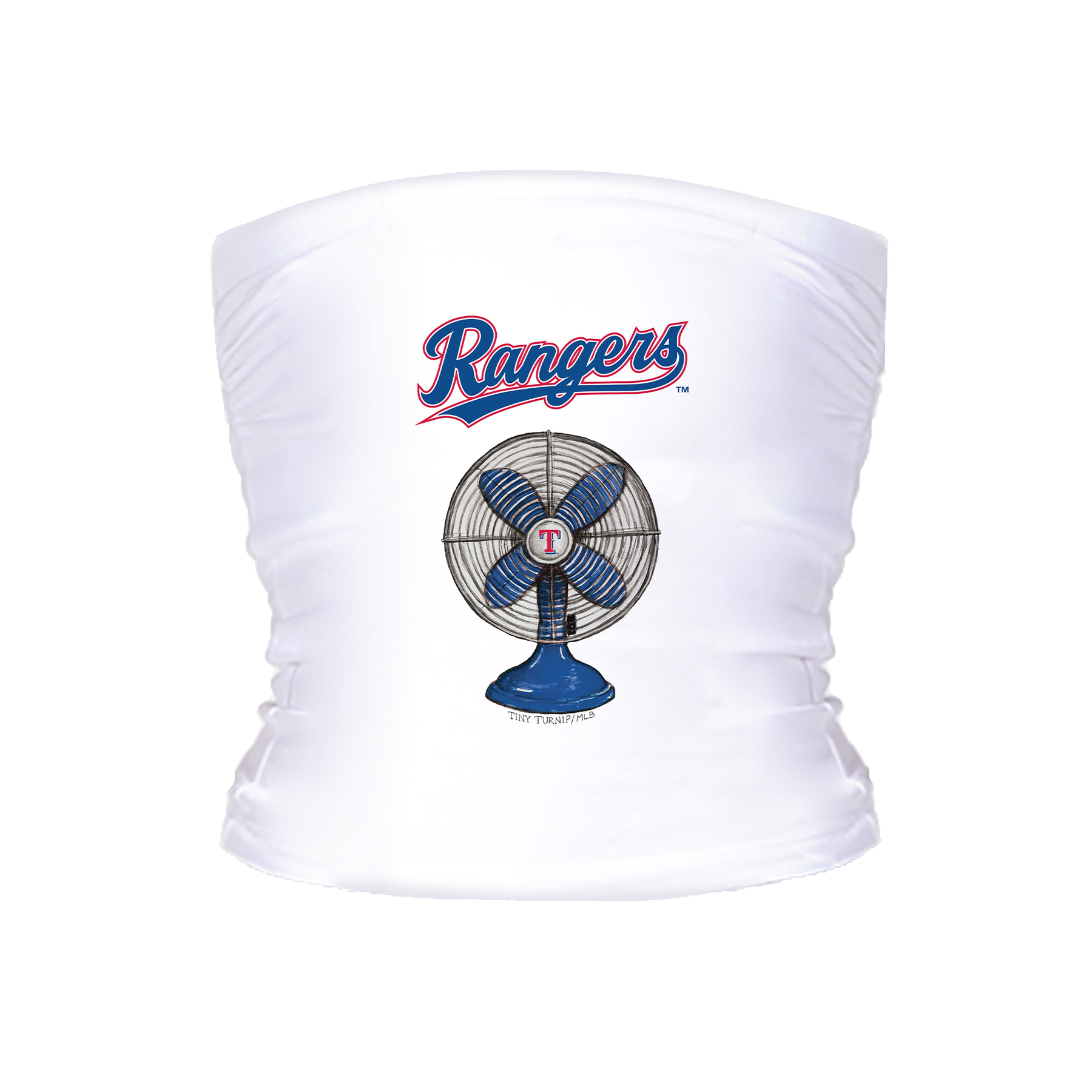Texas Rangers Fan Crop Tube Top