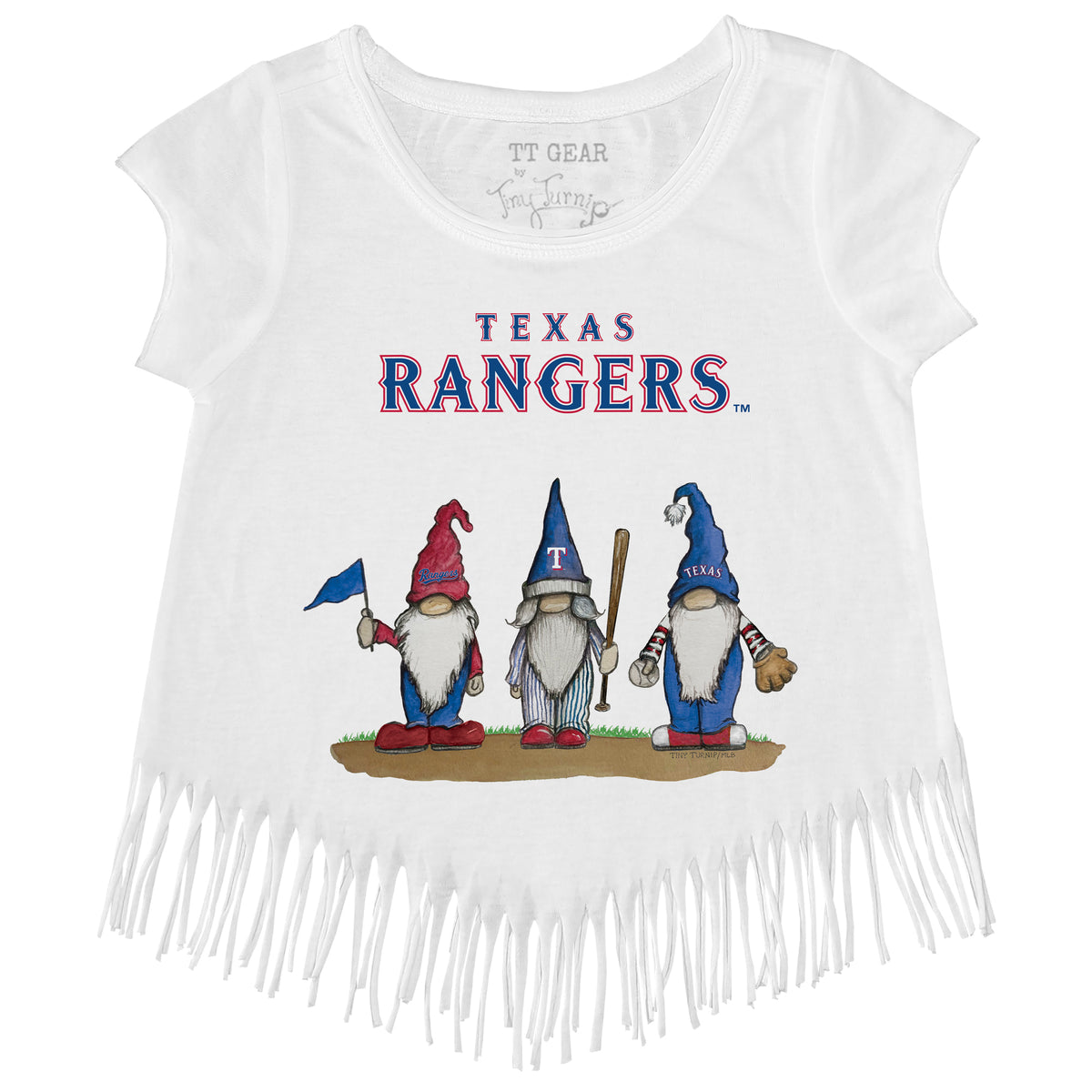 Texas Rangers Gnomes Fringe Tee