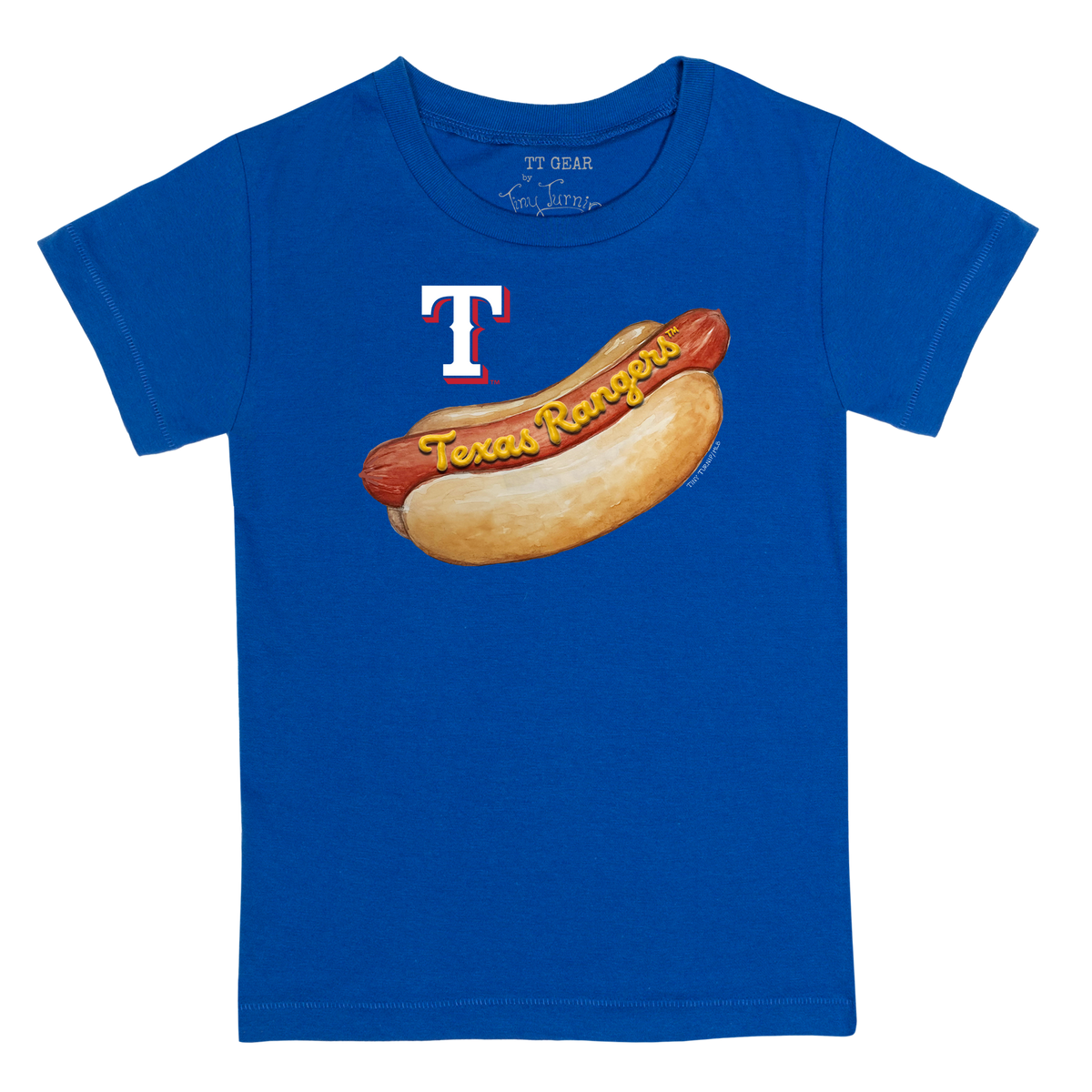 Texas Rangers Hot Dog Kid's Tee Shirt