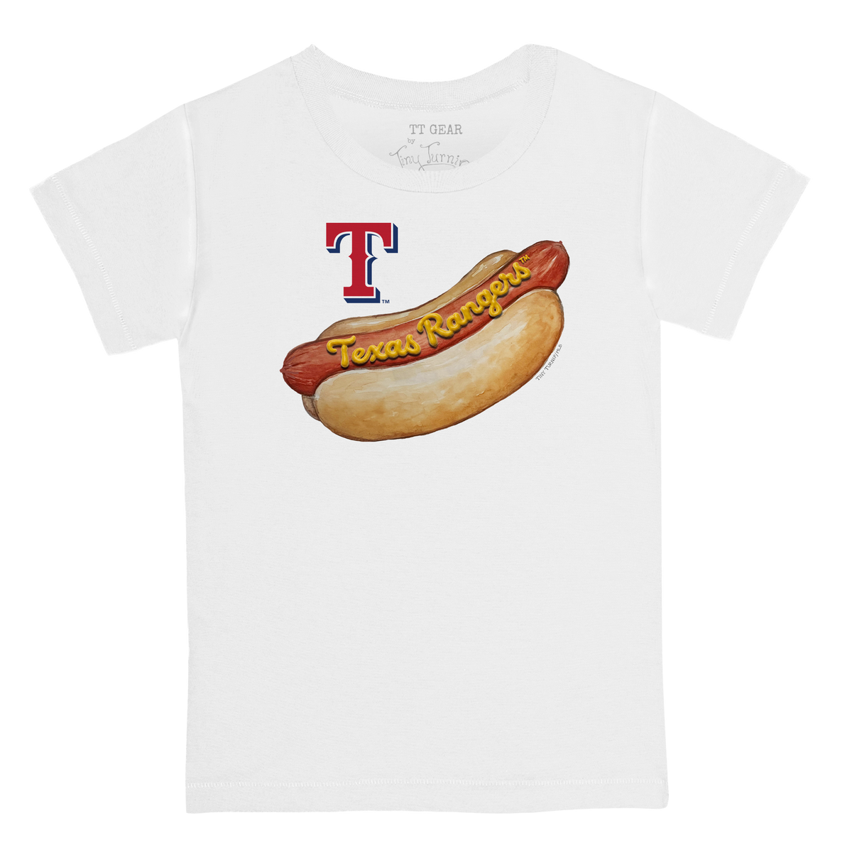 Texas Rangers Hot Dog Kid's Tee Shirt