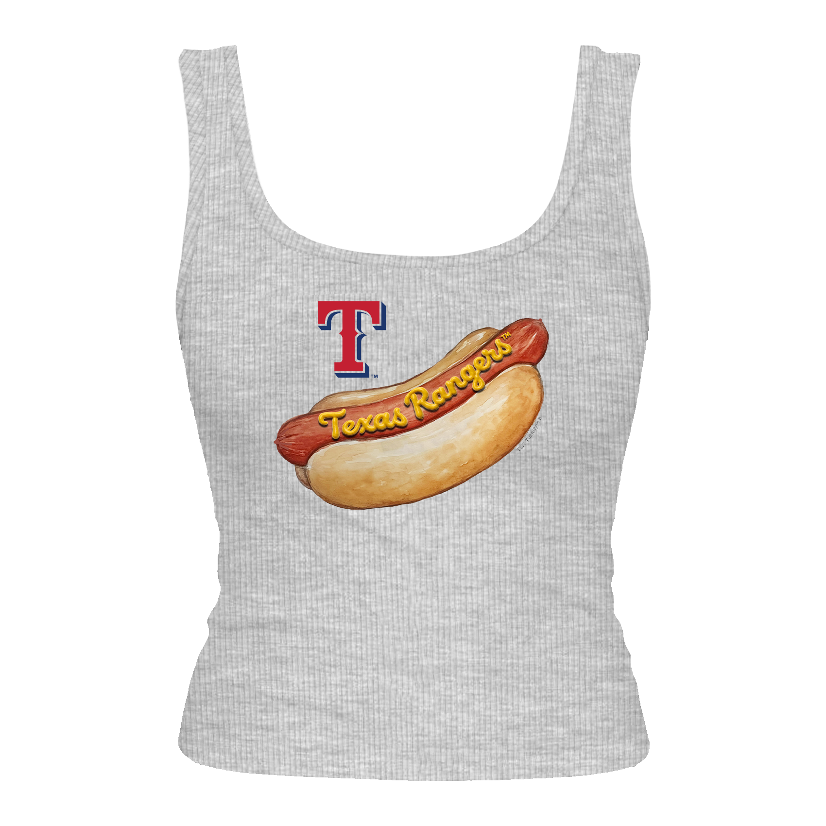 Texas Rangers Hot Dog Emmy Tank