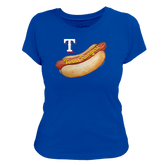 Texas Rangers Hot Dog Women's Tee Shirt