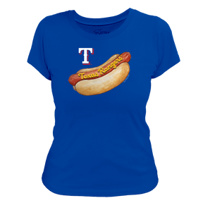 Texas Rangers Hot Dog Women's Tee Shirt